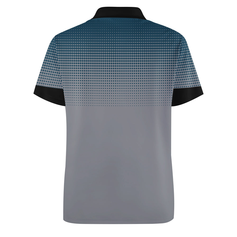 Men's Fashionable Gradient Polo Shirts 2408000112