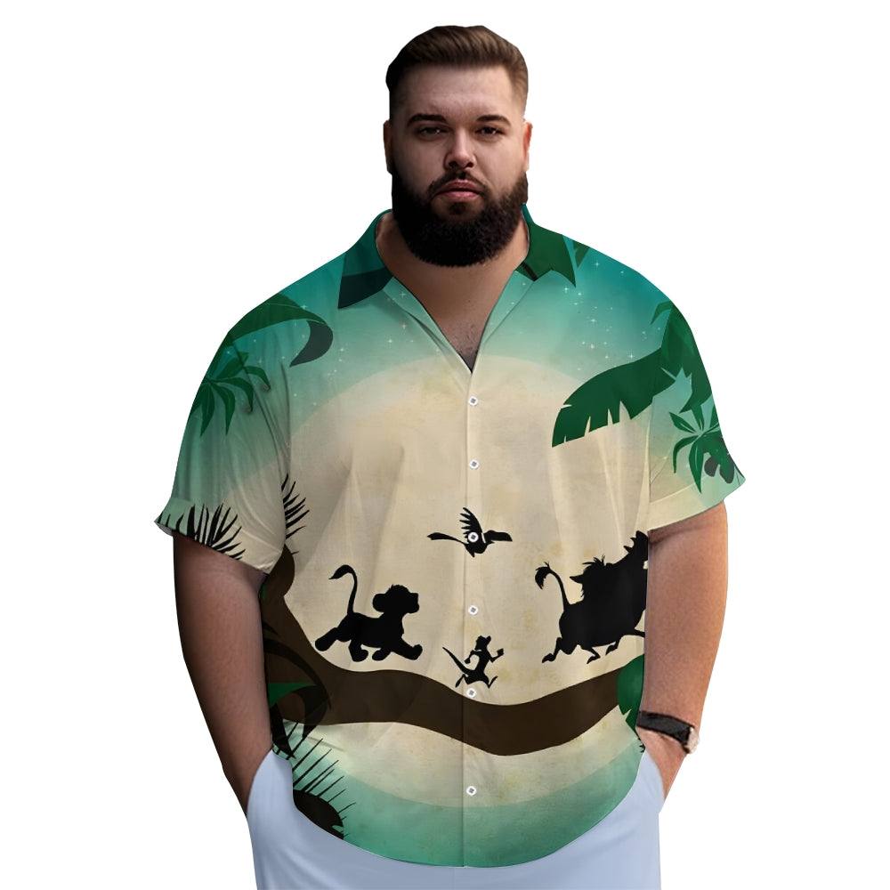 Men's Cartoon Character Casual Short Sleeve Shirt 2312000489