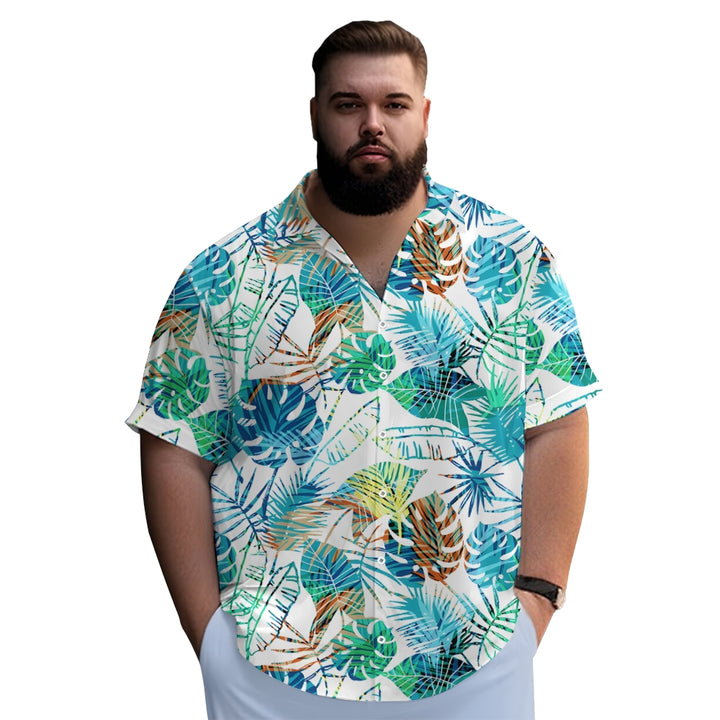 Men's Hawaiian Oversized Short Sleeve Shirt 2406001925