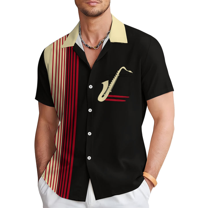 Short Sleeve Classic Beach Party Shirts 2406001927