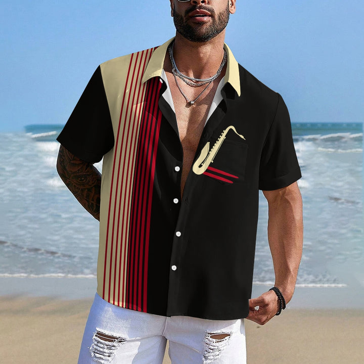 Short Sleeve Classic Beach Party Shirts 2406001927