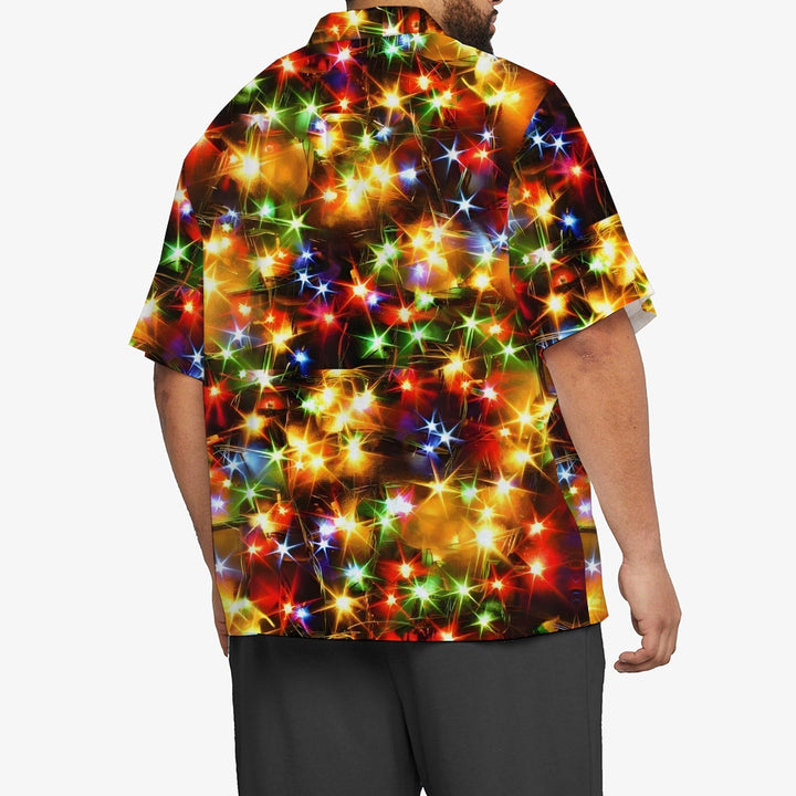 Men's String Light Print Short Sleeve Shirt 2310000675