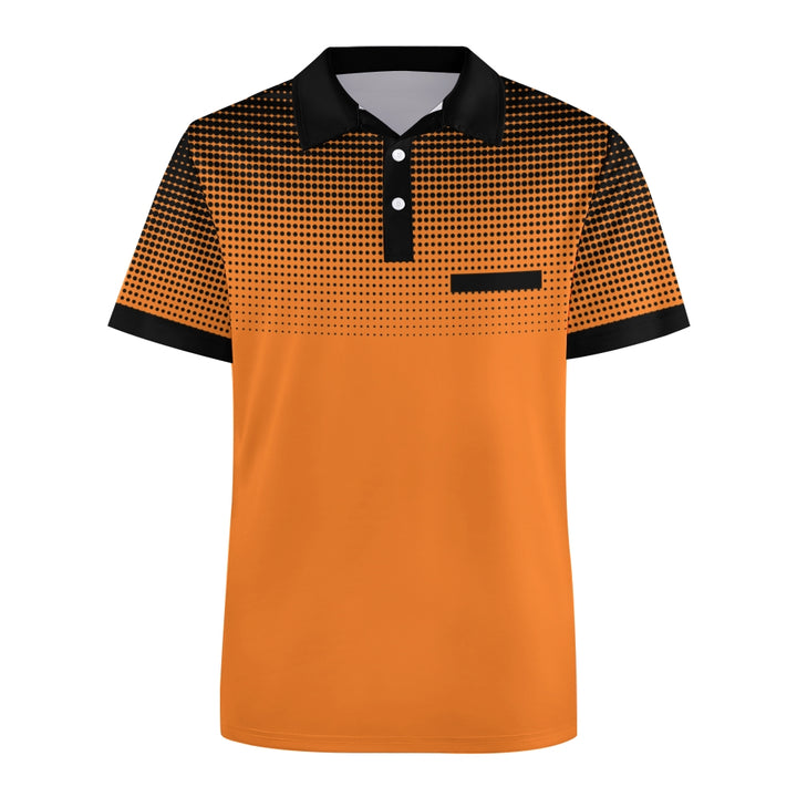 Men's Fashionable Gradient Polo Shirts 2408000112