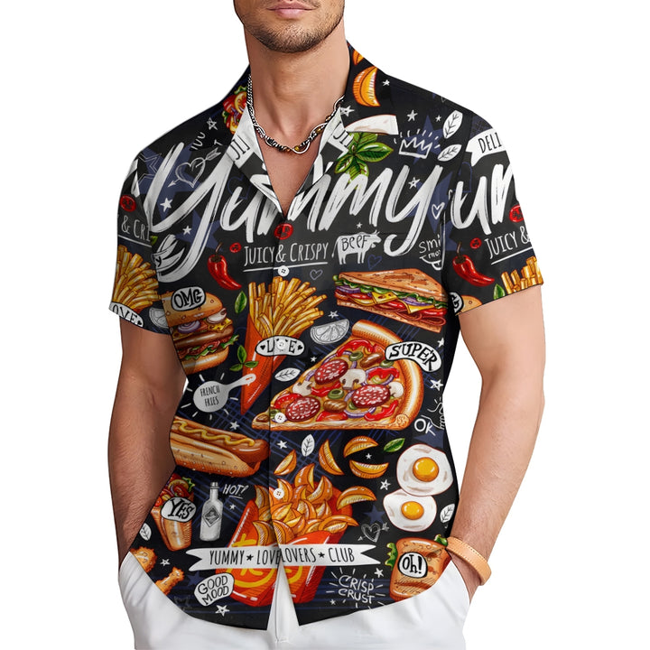 Men's Gourmet Print Resort Shirt 2310000642