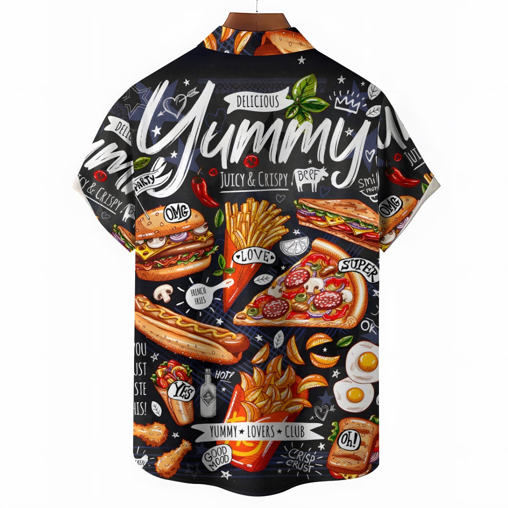 Men's Gourmet Print Resort Shirt 2310000642