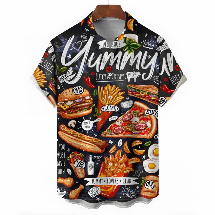 Men's Gourmet Print Resort Shirt 2310000642