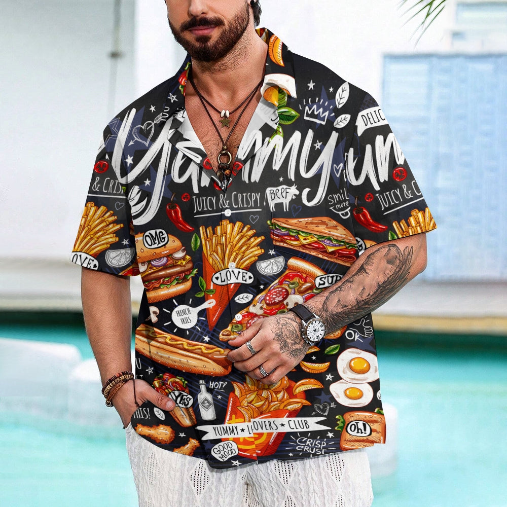 Men's Gourmet Print Resort Shirt 2310000642