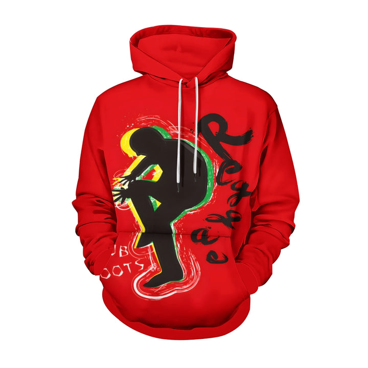 Men's Reggae Art Long Sleeve Hoodie 2408003277