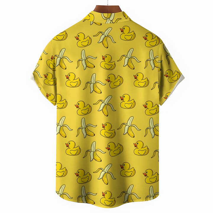 Men's Hawaiian Duck Duck Pattern Shirts Aloha Shirts 2408004179