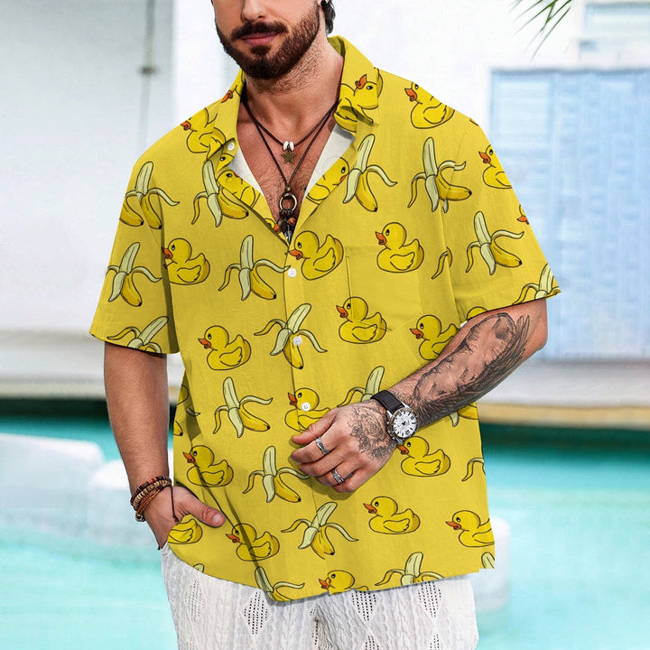 Men's Hawaiian Duck Duck Pattern Shirts Aloha Shirts 2408004179