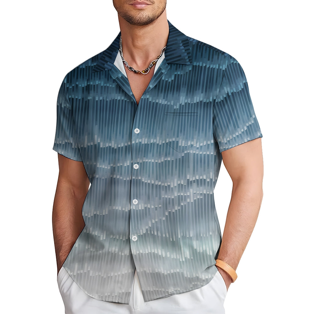 Men's Retro Vacation Style Print Casual Shirt 2409001120