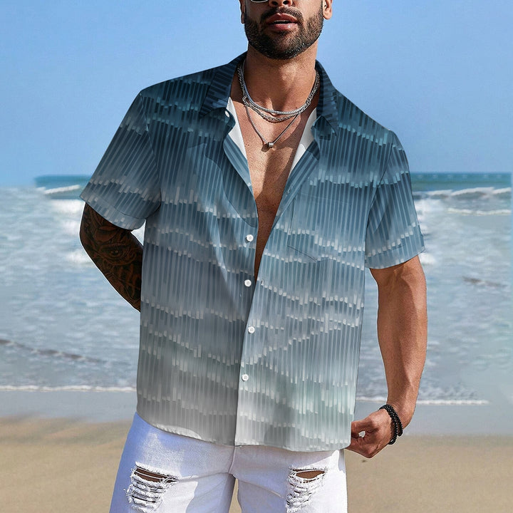 Men's Retro Vacation Style Print Casual Shirt 2409001120