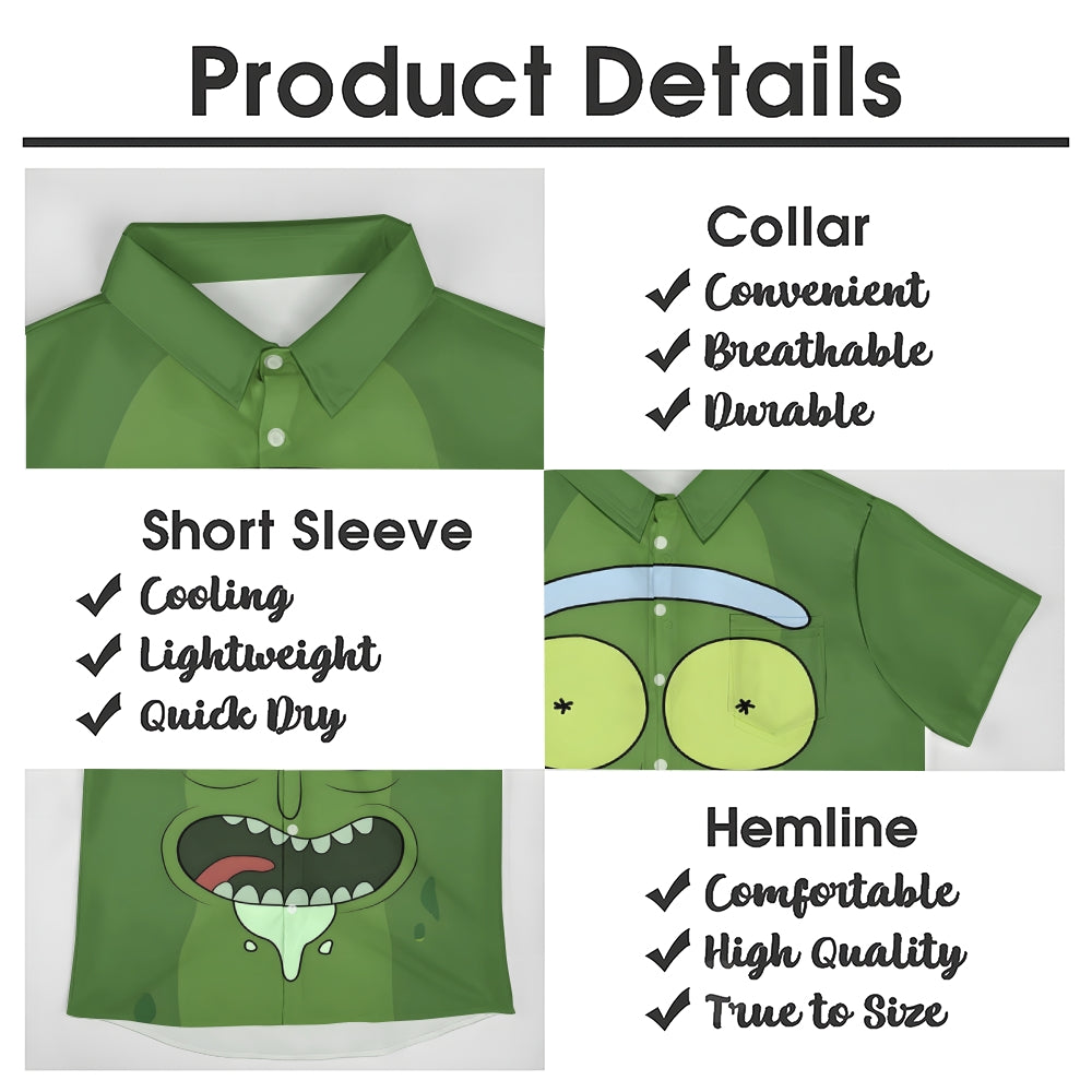 Men's Dr. Pickle Casual Short Sleeve Shirt 2401000205