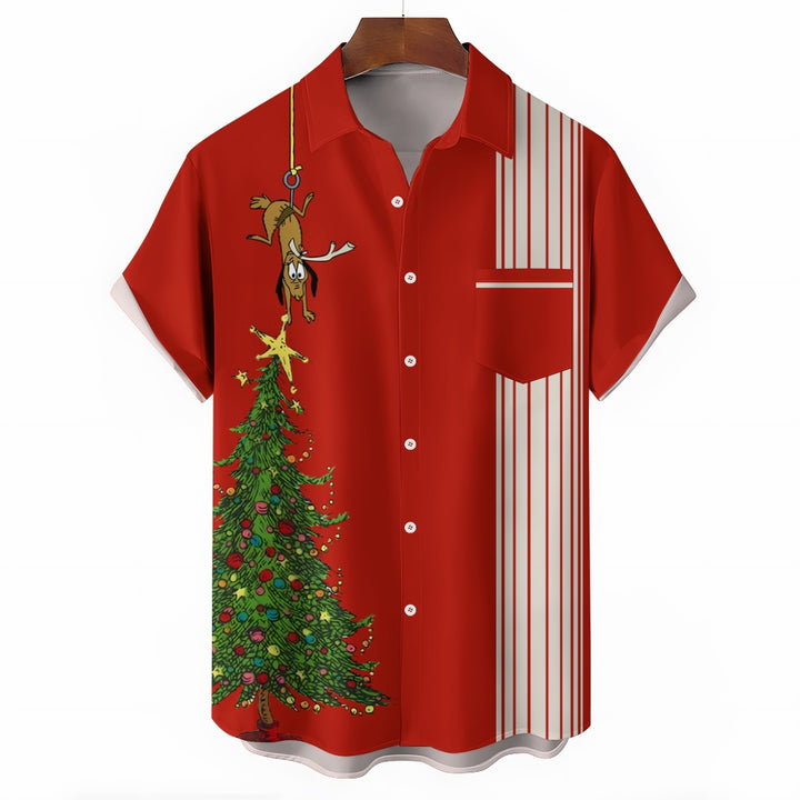 Christmas revisit classic anime character printed shirt 2409006713