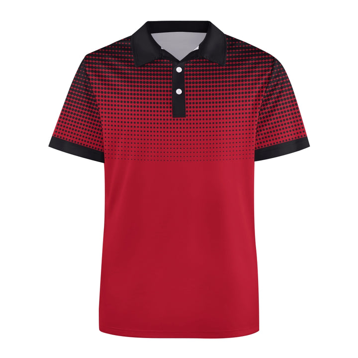 Men's Fashionable Gradient Polo Shirts 2408000112