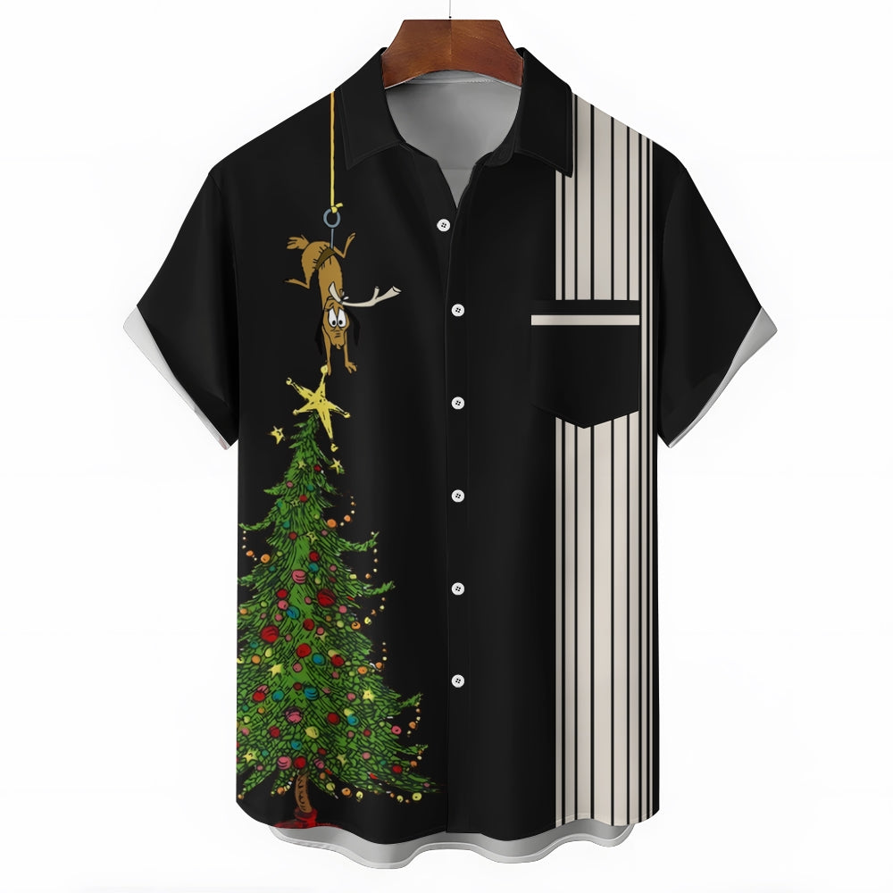 Christmas revisit classic anime character printed shirt 2409006713