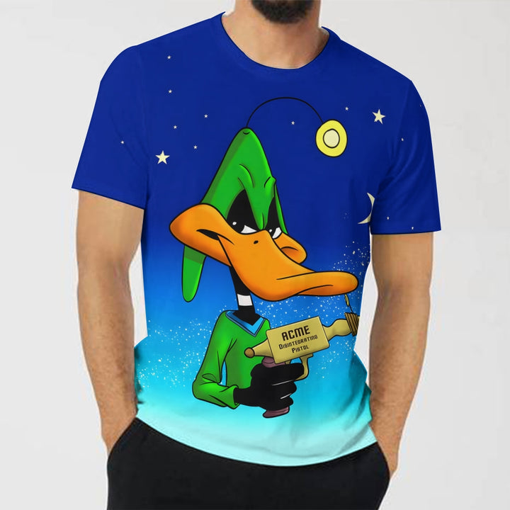 Men's Cartoon Character Print T-Shirt 2409011311