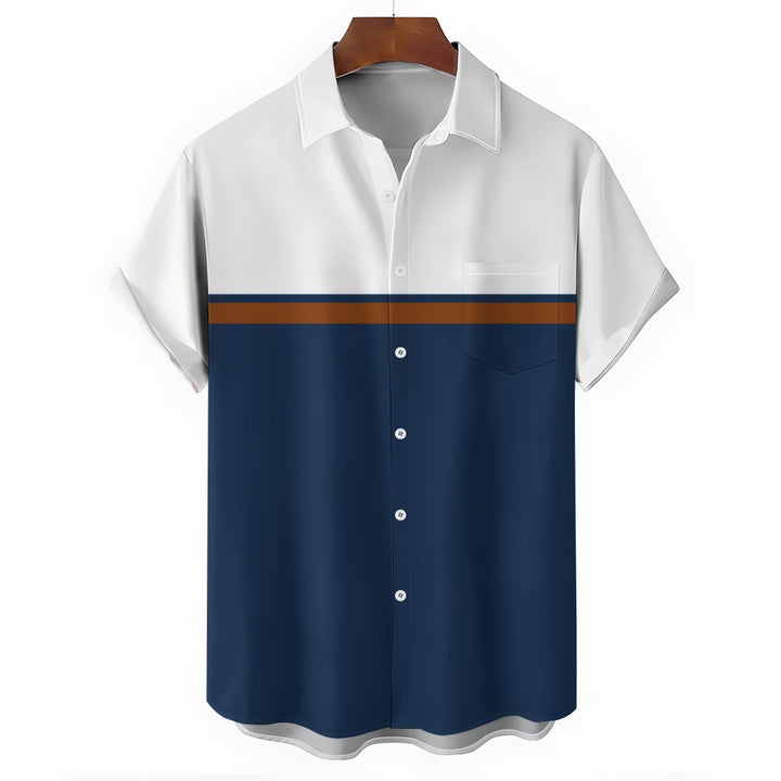 Men's Business Casual Short Sleeve Shirt 2410000447