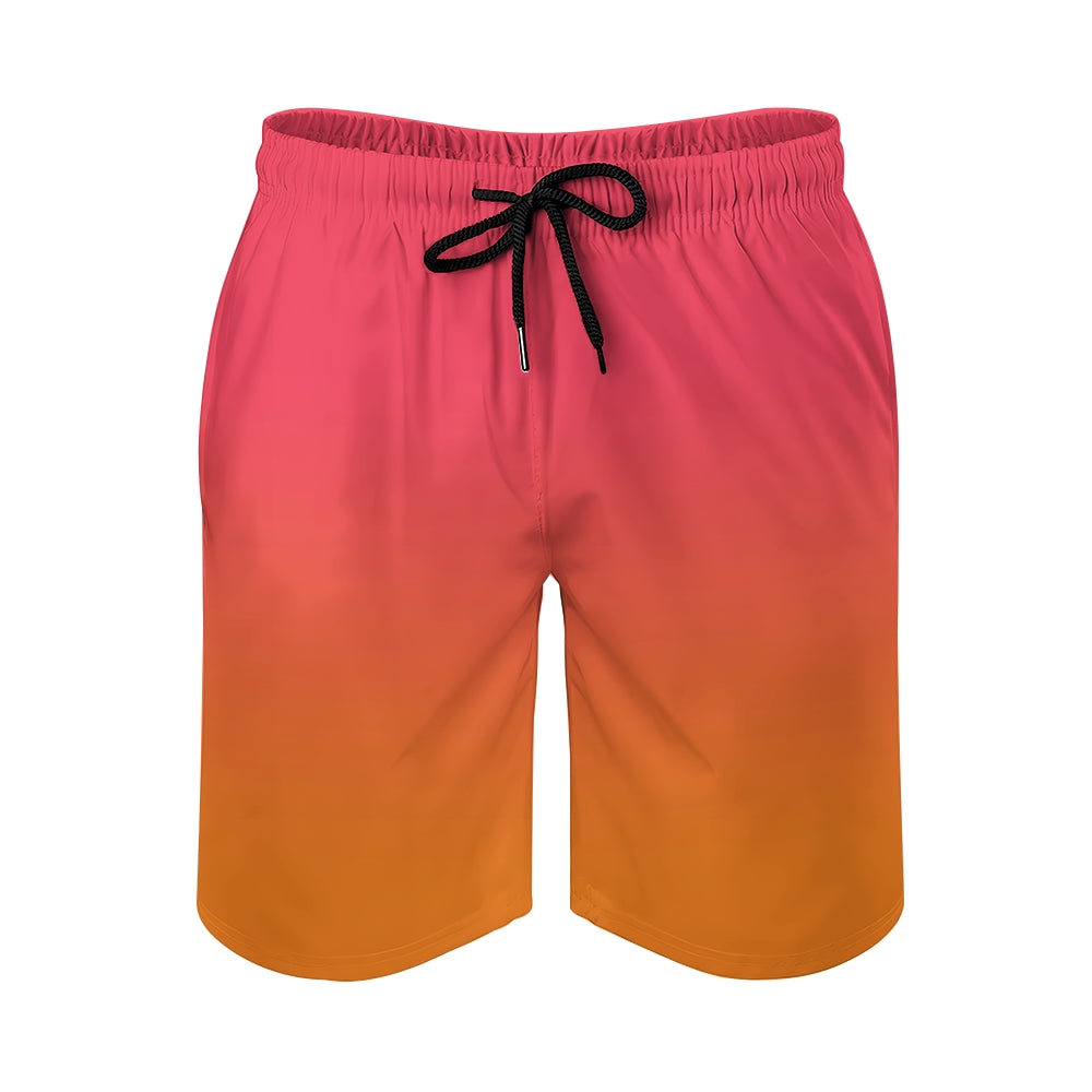 Men's Solid Colors And Gradients Beach Shorts 2312000427