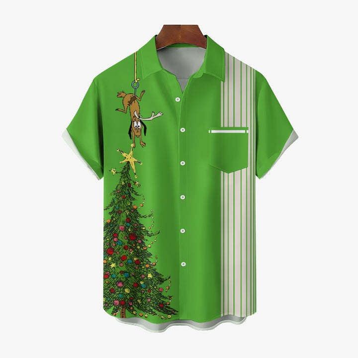 Christmas revisit classic anime character printed shirt 2409006713