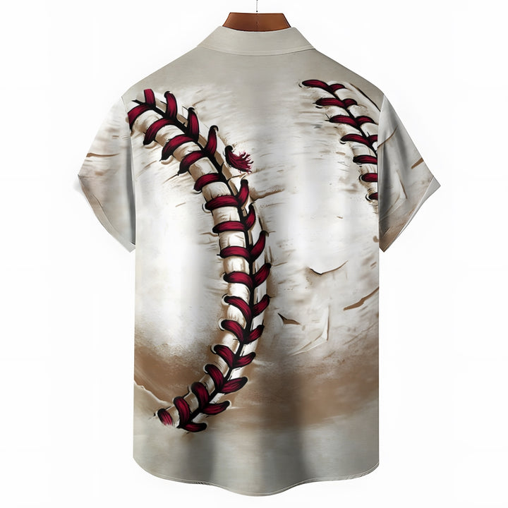 MLB All-Star Baseball Men's Casual Short Sleeve Shirt 2411013221