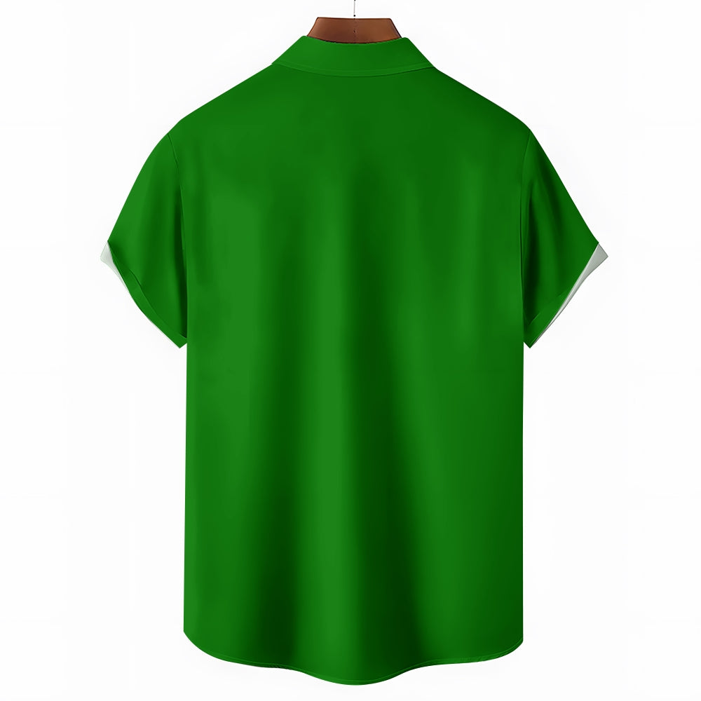 Men's Christmas Grinch Short Sleeve Shirt 2409006780