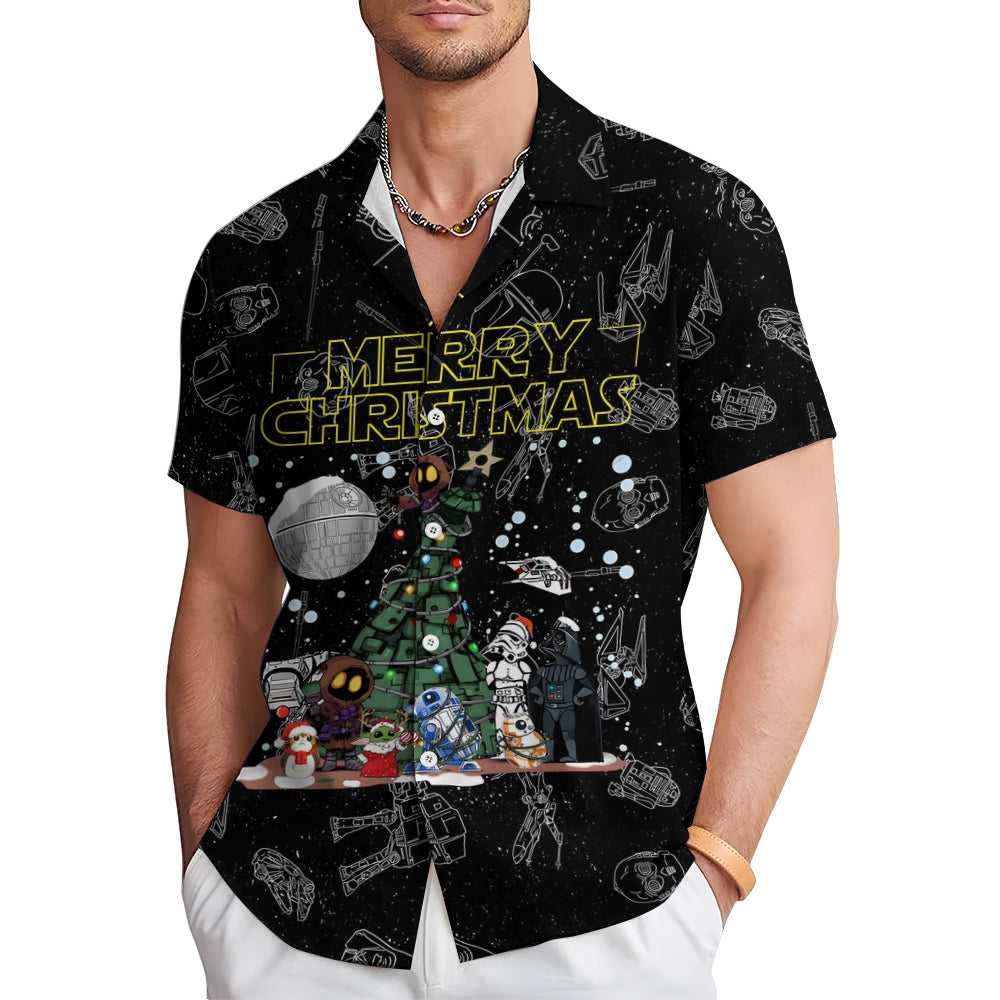 Star Wars Christmas Tree Pocket Casual Shirt 2412005882