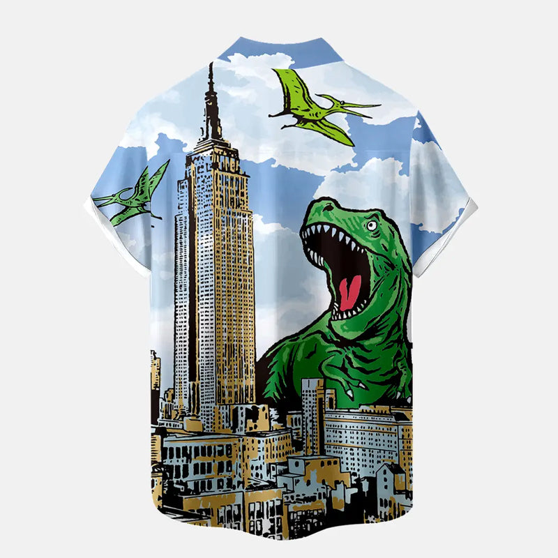 Men's Bold Plus Size Dino graphic Shirts