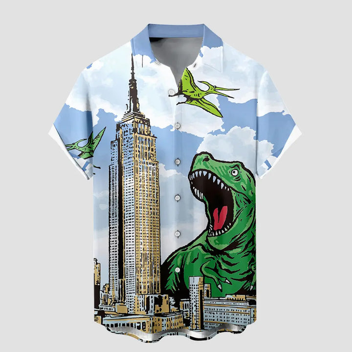 Men's Bold Plus Size Dino graphic Shirts