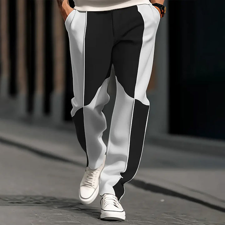 Men's Casual  Color Block Drawstring Sweatpants