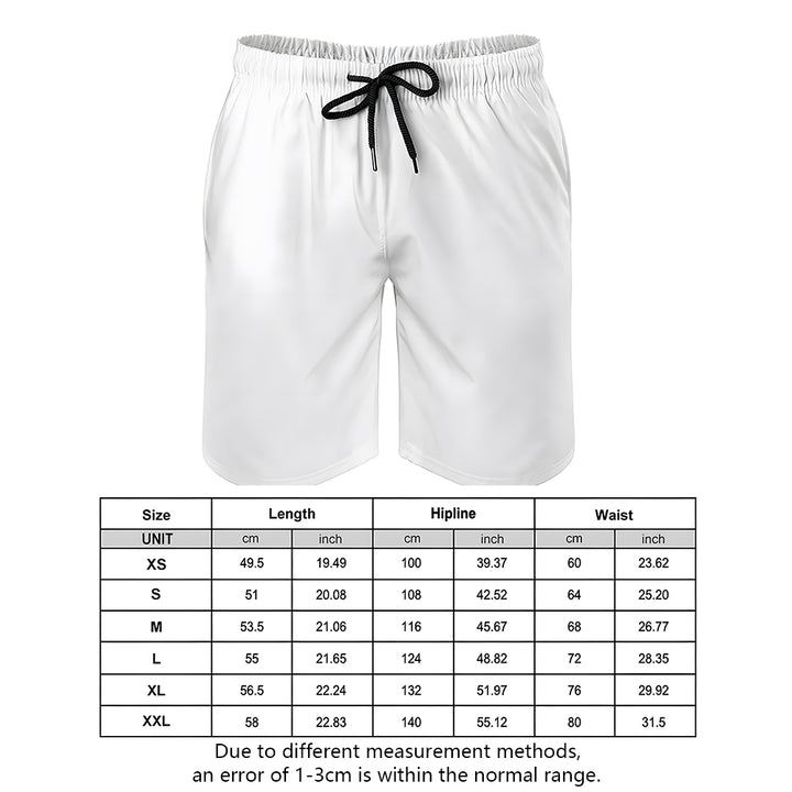 Men's Starry Sky Cartoon Character Sports Fashion Beach Shorts