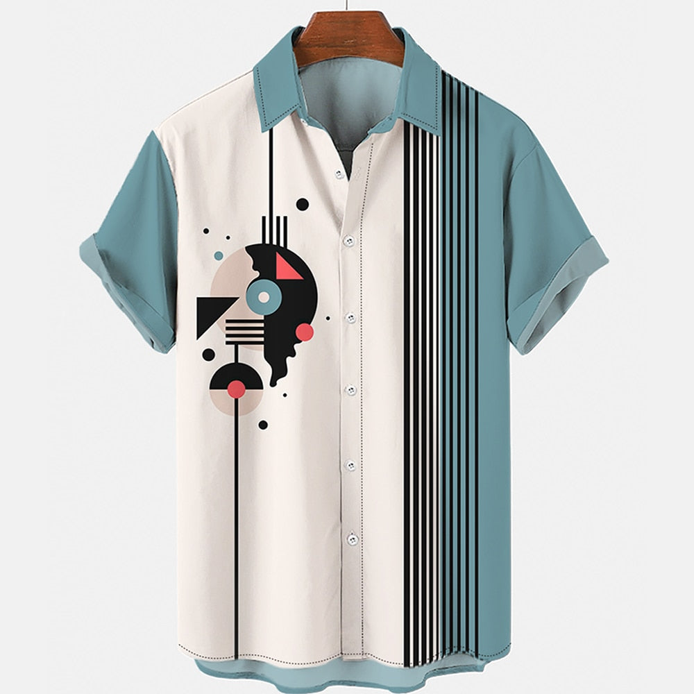 Men's Button Down Summer Hawaiian Short Sleeve Shirts – CHICHIM