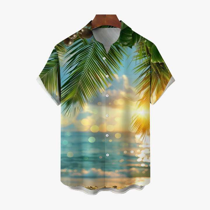 Men's Hawaiian Casual Short Sleeve Shirt 2412004866