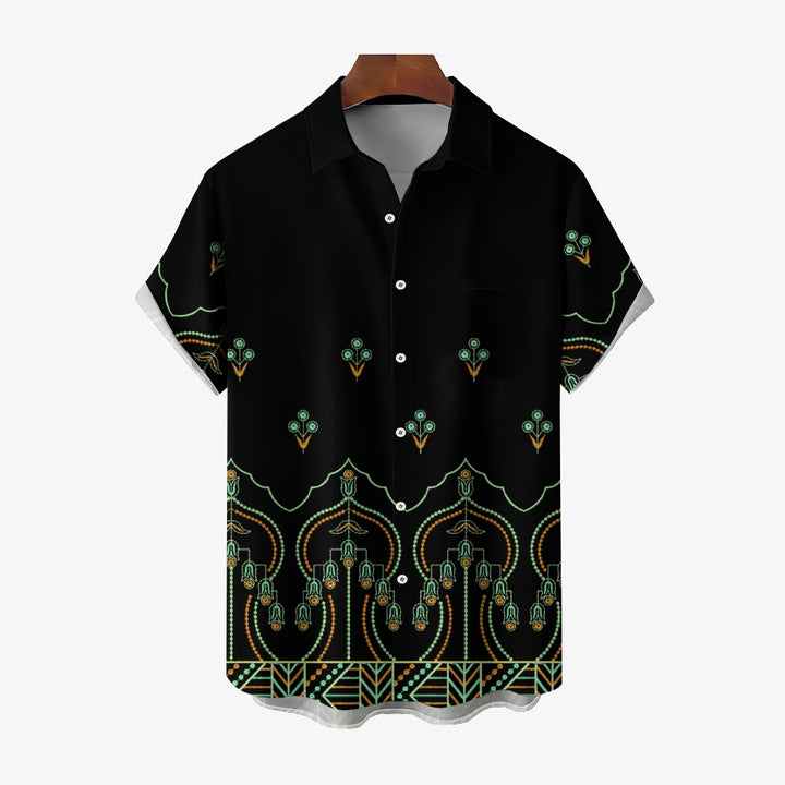 Men's Hawaiian Casual Short Sleeve Shirt 2412008865