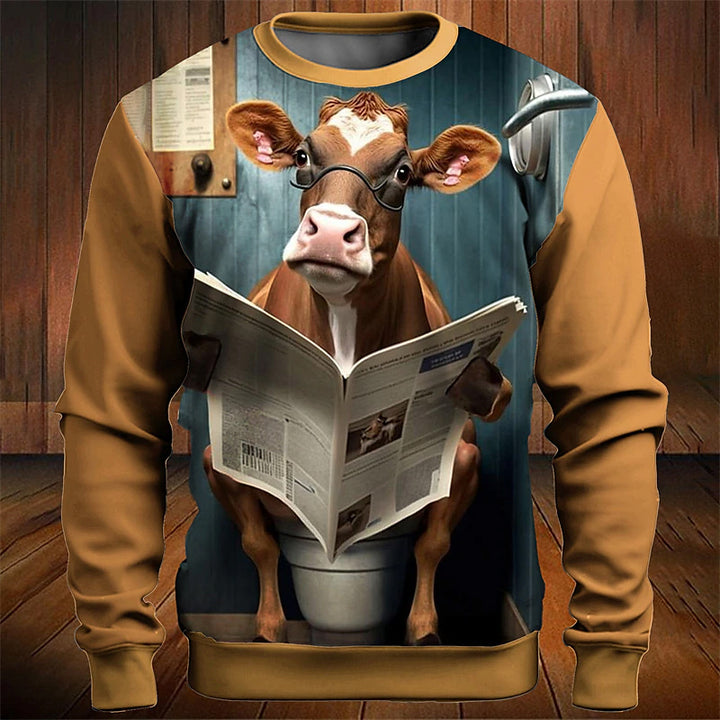 Men's Funny Fashion 3D Print Pullover Sweatshirt