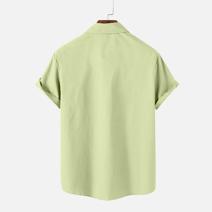 St. Patrick's Day Classic Line Bowling Casual Short Sleeve Shirt