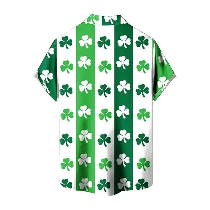 Men's St. Patrick's Day Shamrock Short Sleeve Shirt