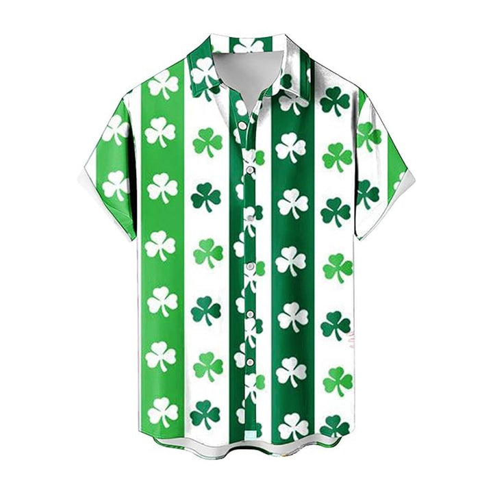 Men's St. Patrick's Day Shamrock Short Sleeve Shirt