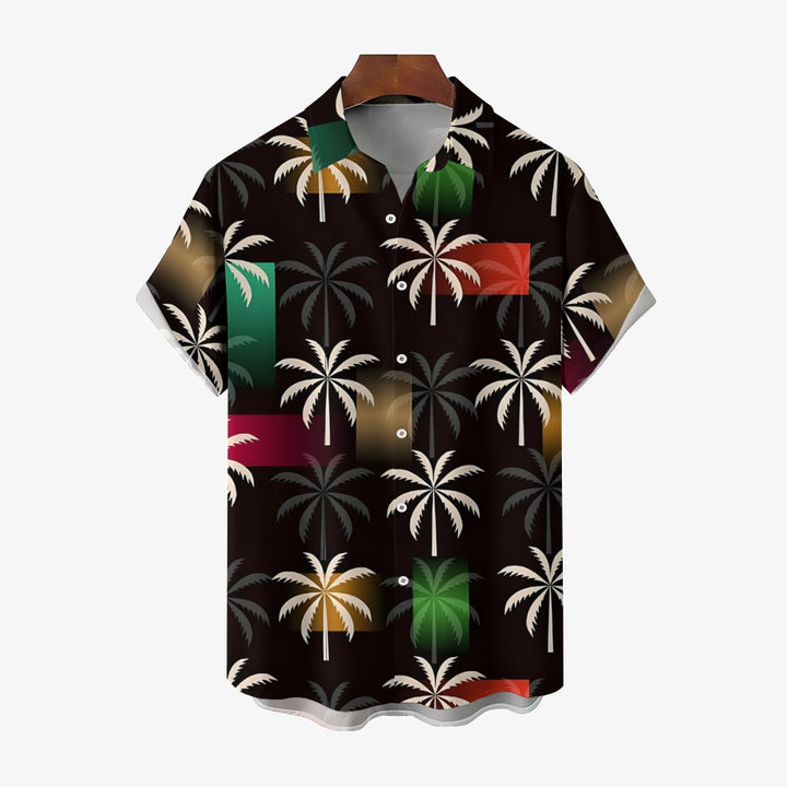 Men's Hawaiian Casual Short Sleeve Shirt 2404001627