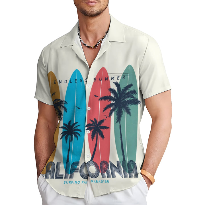 Hawaiian Aloha Casual Oversized Short Sleeve Shirt 2407000965