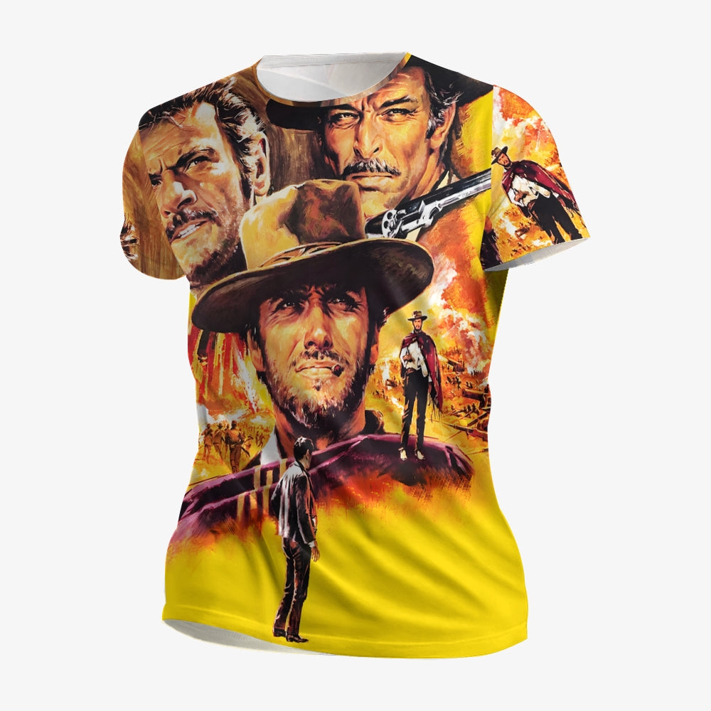 Men's Movie Poster Print Casual Short Sleeve T-Shirt