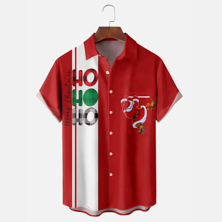 Christmas fun painting bowling shirt