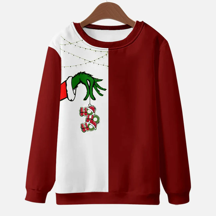 Men's Christmas Grinch Printed Sweatshirt