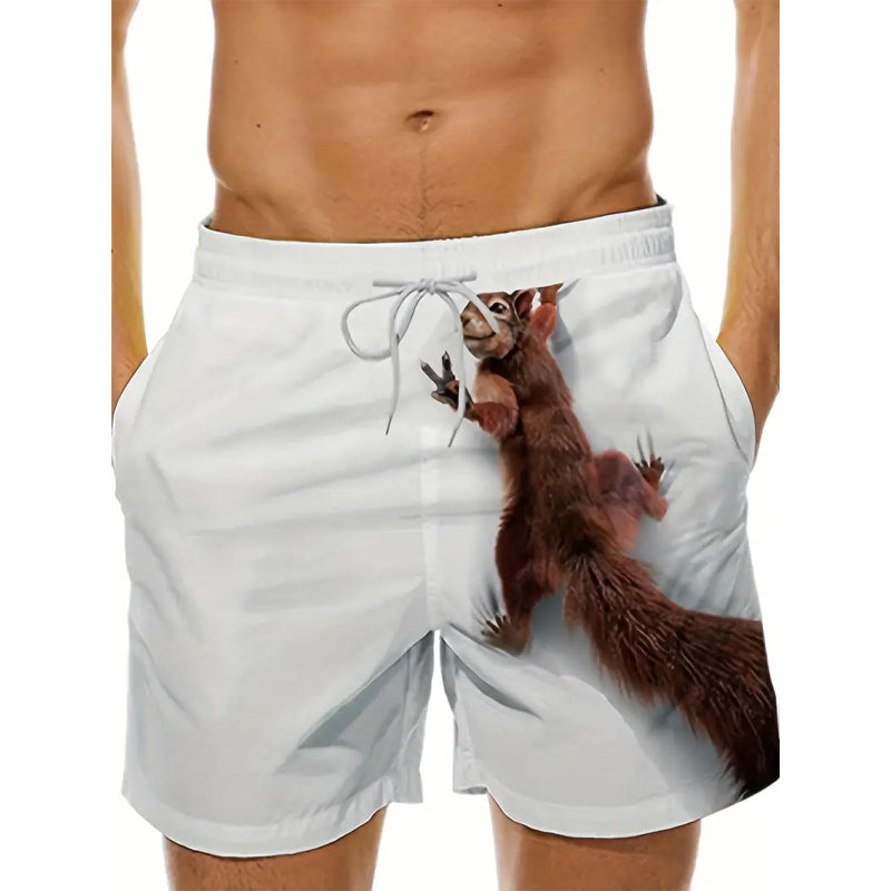 Men's Casual 3d Digital Pringting Short