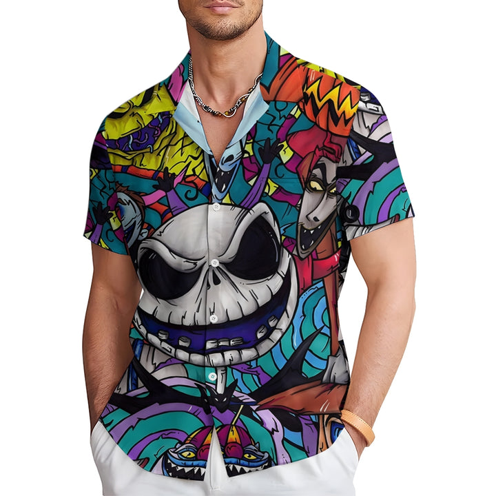 Men's Hawaiian Casual Short Sleeve Shirt 2407000349