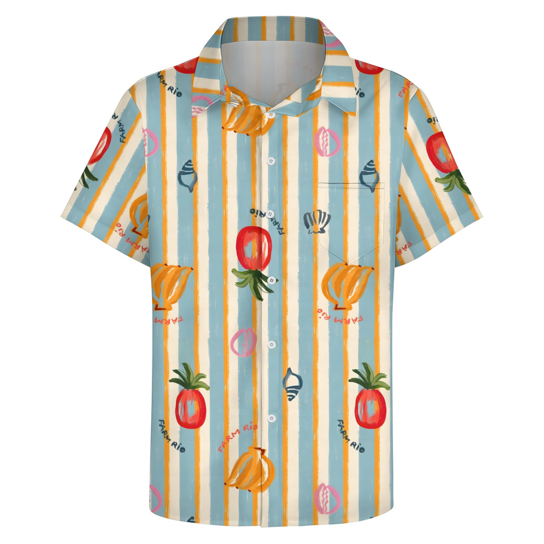 Men's Hawaiian Casual Short Sleeve Shirt 2404001628