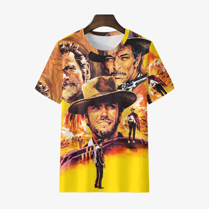 Men's Movie Poster Print Casual Short Sleeve T-Shirt