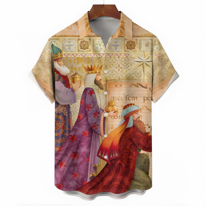 Three Kings Day Epiphany Prints Shirt 2411011547