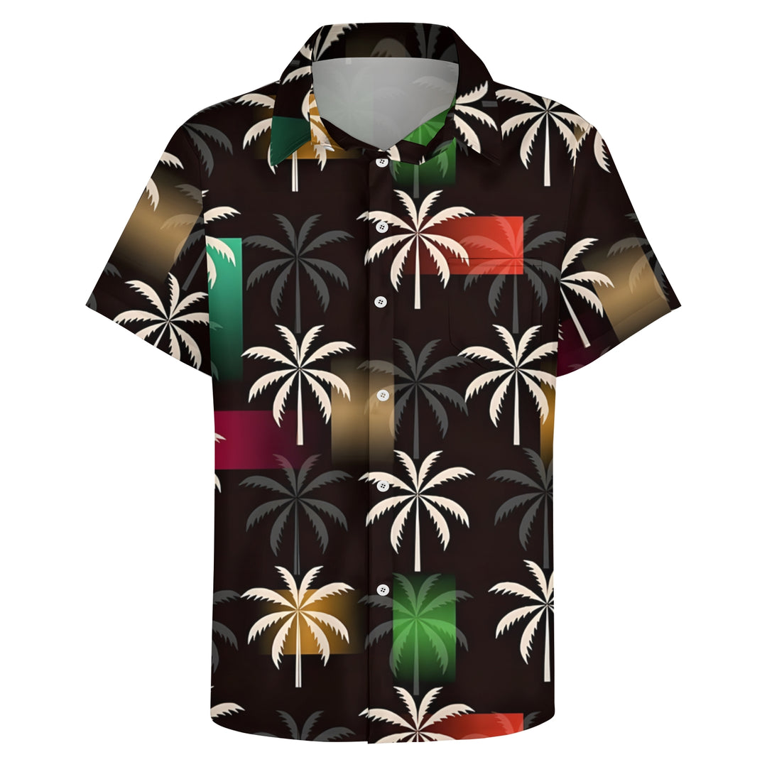 Men's Hawaiian Casual Short Sleeve Shirt 2404001627