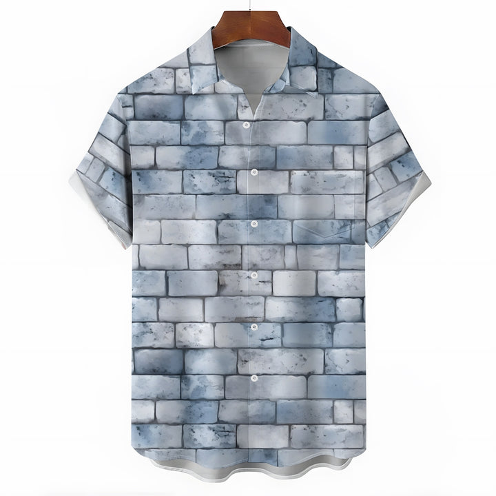 Men's Hawaiian Casual Short Sleeve Shirt 2407002138